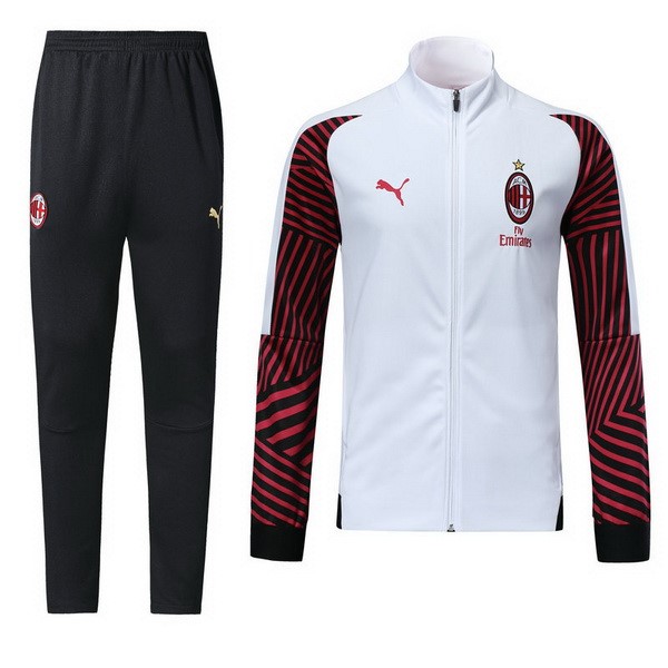 Chandal del AC Milan 2018-2019 Blanco